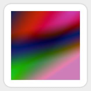 PINK BLUE GREEN RED TEXTURE ART Sticker